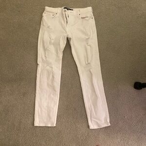 White Hollister Denim Skinny Jean